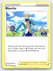 Blanche 064/078 Uncommon Pokemon GO Card - NM Near Mint - Picture 1 of 2