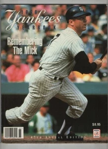 Yankees 1996 Yearbook Mickey Mantle 47 Annual Edition 052821nonr - Foto 1 di 1