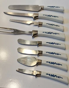 blue cornflower stainless cutlery - Picture 1 of 3