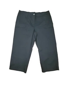 J. Jill Damen Größe 20 Stretch geschnittene Hose schwarz elastische Taille 0001769 - Bild 1 von 5
