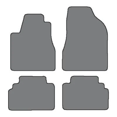 Наборы из 4 напольных ковриков на заказ для Lexus RX серии 2004-2009 годов выпуска черные - Изображение 1 из 4