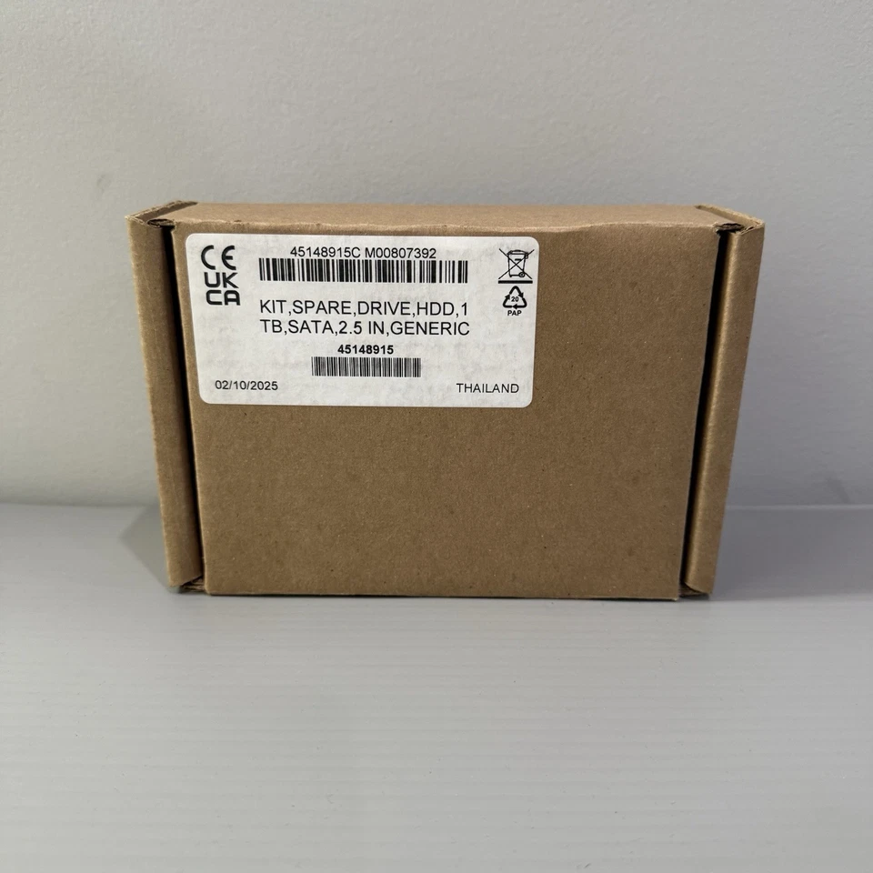 KIT SPARE DRIVE HDD 1 TB SATA 45148915 New - Image 1 of 2