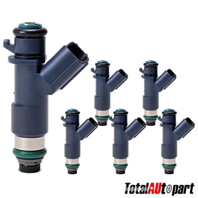 6x Inyector de combustible para Acura RL 2005-2007 MDX TL 2007 V6 3,7 L aspiración natural Foto 1 de 4