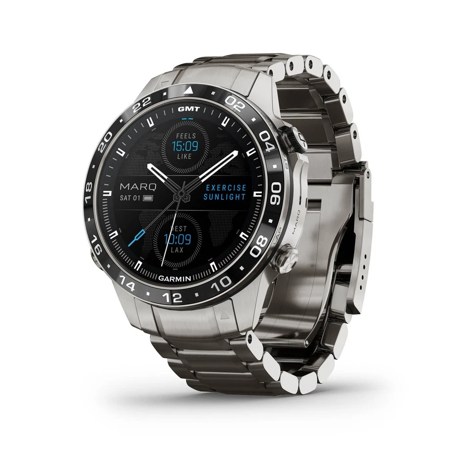 Garmin MARQ Aviator Gen 2 Herramienta Moderna Reloj Inteligente Titanio con Lente Zafiro Foto 1 de 4