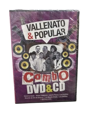 VALLENATO ПОПУЛЯРНЫЙ КОМБО DVD & CD GIOVANNY AYALA, NELSON VELÁSQUEZ, BINOMIO DE ORO  - Изображение 1 из 3