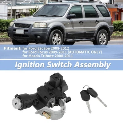 989-019 Ignition Lock Cylinder for Ford Escape 08-12 Barrel Lock with 2 Key - Image 1 of 4