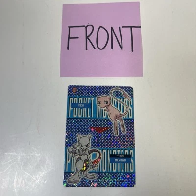 Pokémon Pocket Monsters Prism Holo Mew Mewtwo Evolution Carddass #579 Alakazam - Image 1 of 4