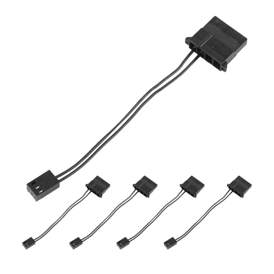 IDE-Zu-3-Pin-LüFterstromkabel Molex-D-Stecker-Stromversorgung zu 3-Pin-Ansc6704 - Bild 1 von 1