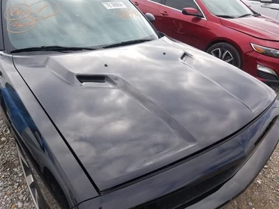08-14 DODGE CHALLENGER OEM HOOD ASSEMBLY BLACK DUAL FORWARD FACING VENT  — 第 1/4 张图片