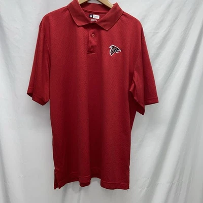 NFL Team Apparel Atlanta Falcons Golf Polo Shirt Size XL L7  - Image 1 of 4