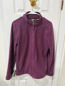 Cabela's - Women's - Purple Full Zip Fleece Jacket - Medium - Purple - Adj Waist - Picture 1 of 9