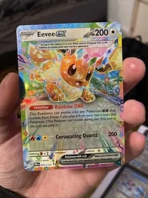 Pokemon Eevee ex 075/131 Sv: Prismatic Evolutions Holo Double Rare MINT! - Image 1 of 2