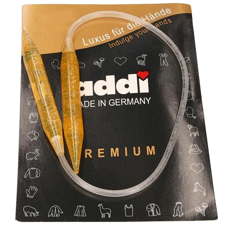 Addi Rundstricknadel mit Glitter in verschiedenen Stärken und Längen - Bild 1 von 1