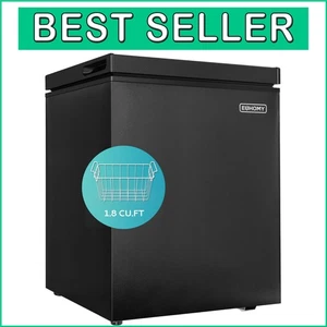 Compact 1.8 Cu.Ft Deep Freezer with Top Door & Basket - Perfect for Apartments - Picture 1 of 10