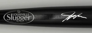 Justyn-Henry Malloy Autographed Black Louisville Slugger Pro Stock 34" Wooden Ba - Picture 1 of 3