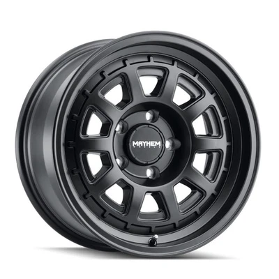 Roda preta fosca 17x8.5 Mayhem 8303 Voyager 5x5 (0mm) - Imagem 1 de 4