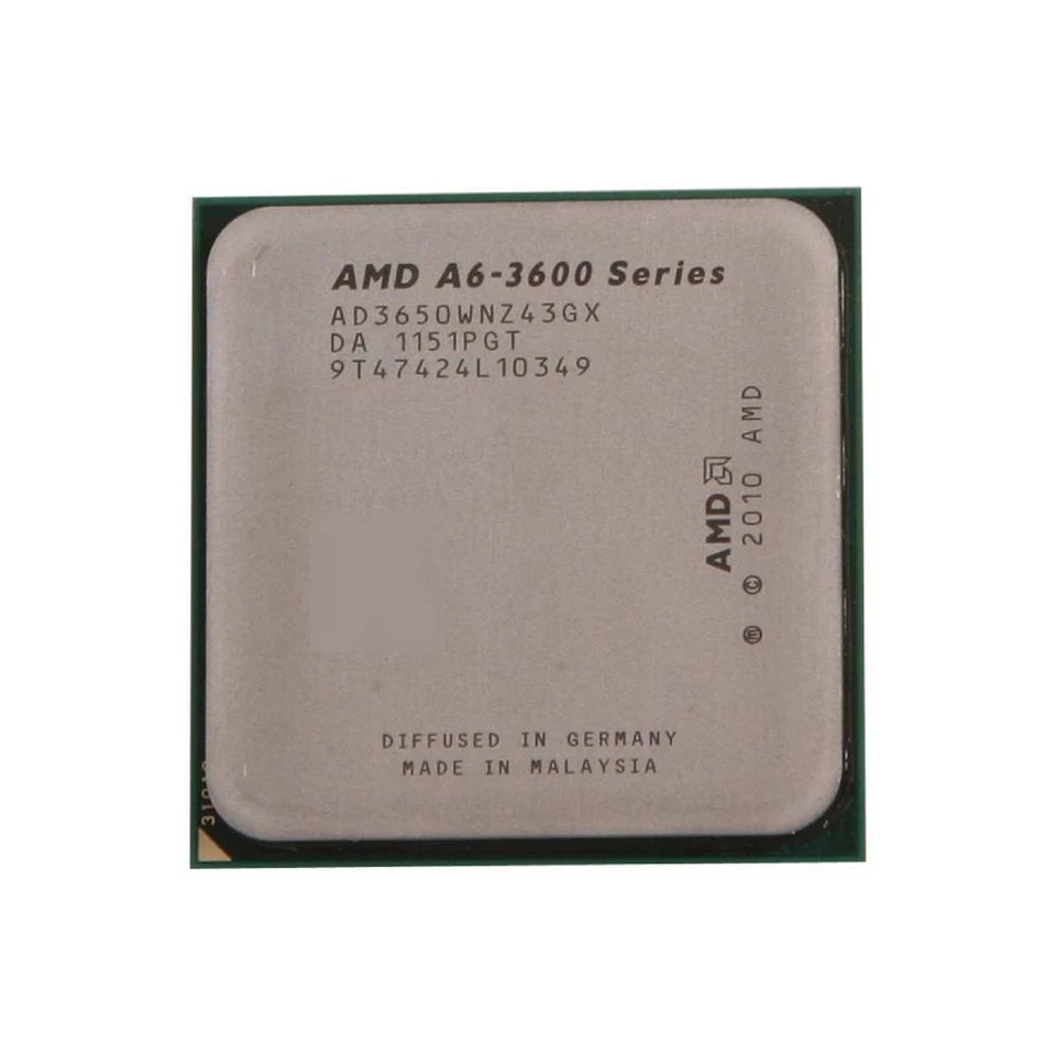 AMD A6-3650 CPU 2.6GHz Socket FM1 100W Processor - Image 1 of 1