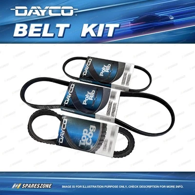Dayco A/C & P/S & Alt Drive Belt Kit for Hyundai Getz TB 1.4L 1.6L G4EE G4ED - image 1 of 2