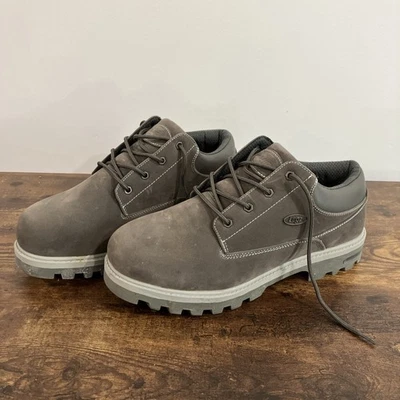 Lugz Hombres Empire Lo WR Gris/Carbón Talla 13 EEE - Antideslizante Resistente al Agua Foto 1 de 4