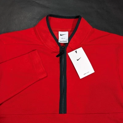 Camisa Pullover Nike Para Hombres Golf Dri Fit Victory 1/2 Cremallera Talla S XL Golf Roja GM2143 Foto 1 de 4