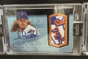 2018 Topps Dynasty Noah Syndergaard Mets Mr. Met Logo Patch Auto /5 - Picture 1 of 1