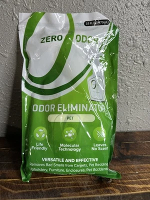 Zero Odor Eliminator PET 16 oz Molecular Spray Formula No Scent NEW Sealed - Image 1 of 2