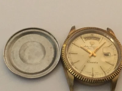 Reloj de cuerda manual Driva Geneve vintage, garrapatas y segunda mano se mueve cuando se enrolla r Foto 1 de 4