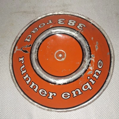 Placa de hojalata Road Runner 1968 1969 filtro de aire pastel 383 Plymouth 68 69 70 Foto 1 de 2