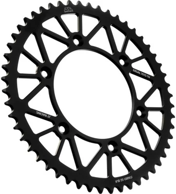 JT RaceLite Aluminum Rear Sprocket - 51T - Black Motorcycle ATV/UTV Street Bike - Image 1 of 3