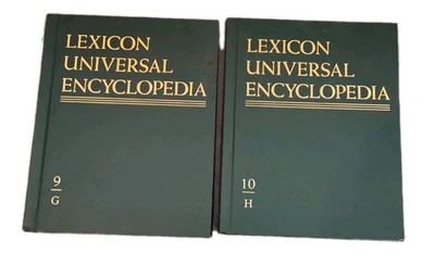 lexicon universal encyclopedia 1988 Edition Volumes # 9G & 10H Hardcovers  - Image 1 of 3