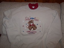 Teddy'S Bear American Classic Sweat Shirt New Size Med.