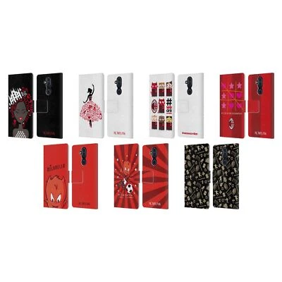 OFFICIAL AC MILAN CHILDREN LEATHER BOOK WALLET CASE COVER FOR NOKIA PHONES - Image 1 of 4