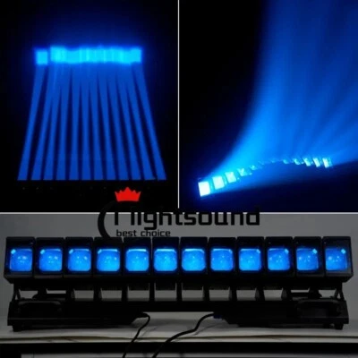 12 Heads 60W led Beam Moving Head Bar light matrix swing zoom wash Light - Image 1 of 4