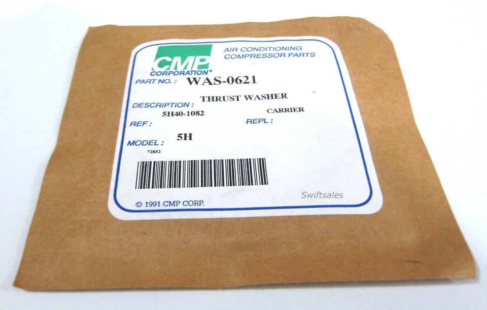 CMP WAS-0621 - Thrust Washer - OEM 5H40-1082 For 5H Carrier