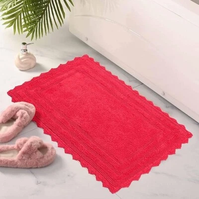 Alfombra de baño Royal Blaze Crochet reversible lavable alfombra de felpa - Rec mediana 21"x34" Foto 1 de 4