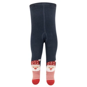 ✿ EWERS ✿ Baby Jungen Strumpfhose Weihnachten NIKOLAUS blau Gr.56-86 #905288 - Bild 1 von 3