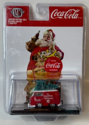 M2 Machines Coca Cola Christmas 1960 Volkswagen VW Delivery Van - Red - SC03 - Image 1 of 2