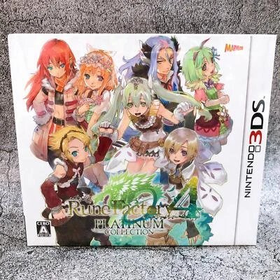 Nintendo 3DS Rune Factory 4 Platinum Collection Marvelous Japan Game Sealed New - Image 1 of 4