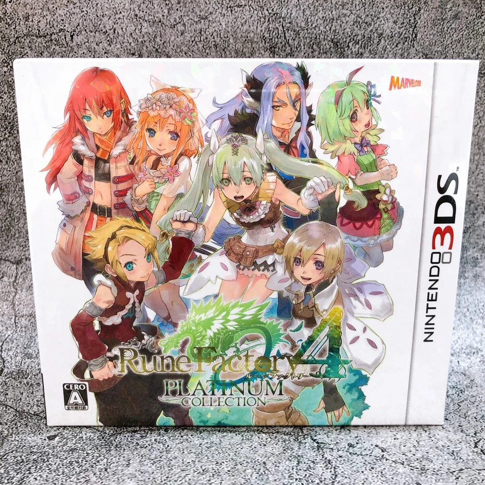 Nintendo 3DS Rune Factory 4 Platinum Collection Marvelous Japan Game Sealed New - Image 1 of 4