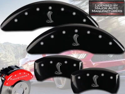 Ford Mustang SVT Cobra 1994-2004 delantero trasero negro MGP pinza de freno cubierta serpiente Foto 1 de 4