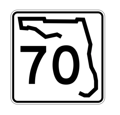 Florida State Road 70 Aufkleber Sticker - Bild 1 von 3