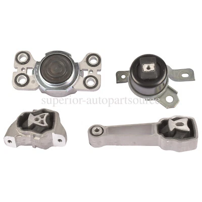 Kit de puntal de par de transmisión de motor de 4 piezas delantero y trasero para Volvo S60 S80 V70 XC60 XC70 Foto 1 de 4