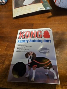 KONG Anxiety- Reducing Dog Shirt Size XX-Small, Black and Red with Box - Picture 1 of 9