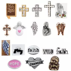 ORIGAMI OWL ~ BIBLE,CROSS,MARY,WINGS,ANGEL,FAITH,WWJD,HOPE,CHANGED,BUDDHA - Picture 1 of 19