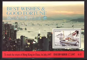 1997 BAT British Antarctic Territory Sc# 211 m/s , Hong Kong MNH Cv$7 - Picture 1 of 1