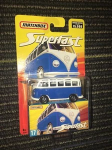 MATCHBOX Superfast 2006 Volkswagen VW Transporter Bus Samba 23 Window 1:64 #17 - Picture 1 of 5