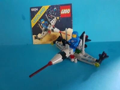Lego Classic Raumschiff 6824 SpaceSpace Dart-I v. 1984 mit Figur OBA  80er Jahre - Bild 1 von 3