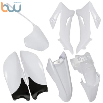 Guardabarros de plástico para pit bike Yamaha TTR110 2008 2009 2010 2011 2012-2015 blanco Foto 1 de 4