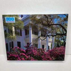 Vintage Golden 500 Piece Jigsaw Puzzle “Natchez Mansion” 15.5” x 18” New SEALED - Picture 1 of 5