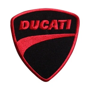 FABELHAFTER UND SELTENER AUFBÜGLER BESTICKTER DUCATI MOTORRAD SCHULTER PATCH... - Bild 1 von 2